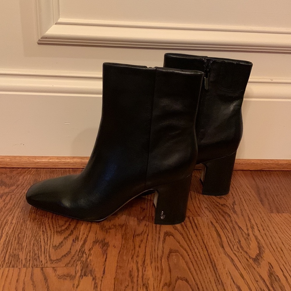 Sam Edelman, Fawn black, leather booty, size 11. ms - Picture 3 of 4